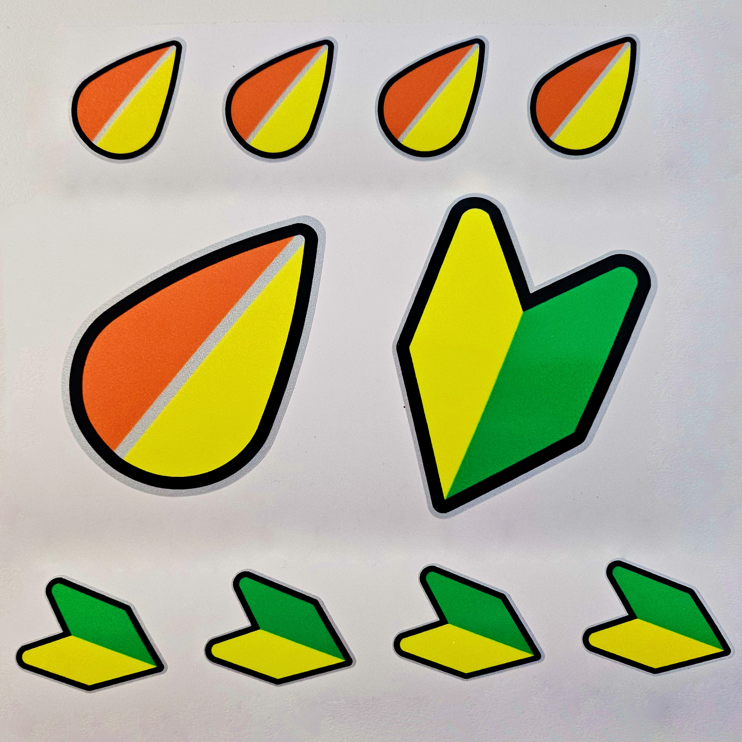 JDM leafs both colors large and small