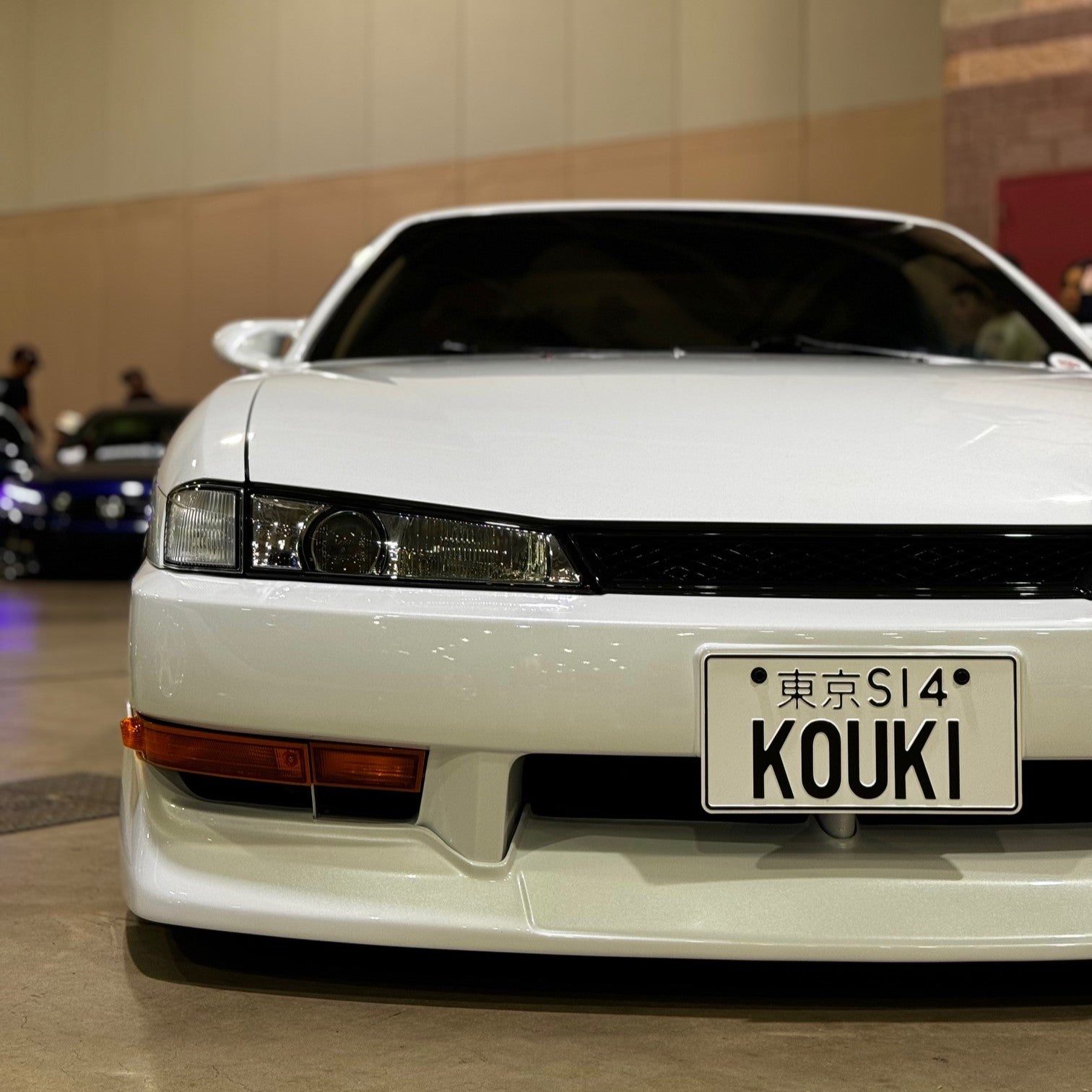 Custom Japanese license plate Kremers front