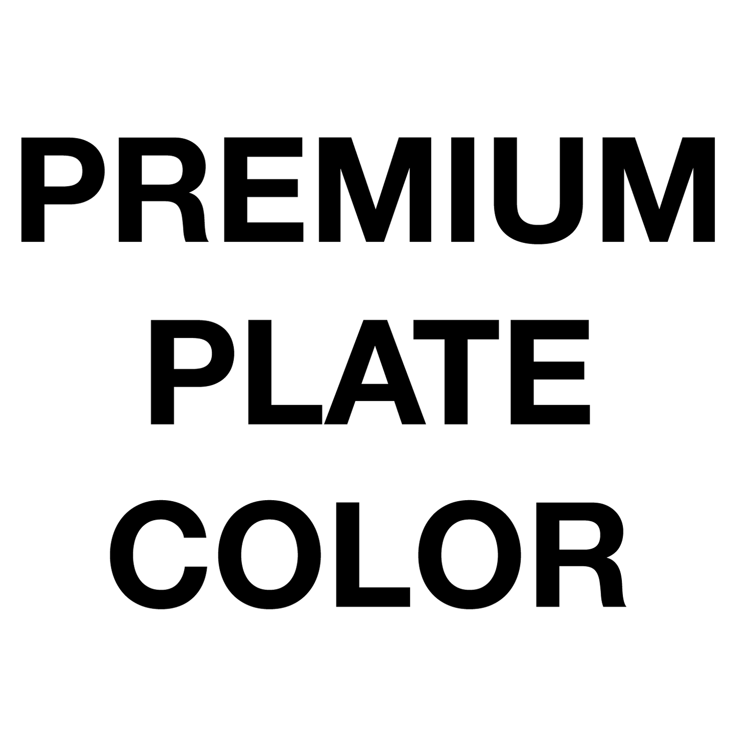 Premium Plate Color